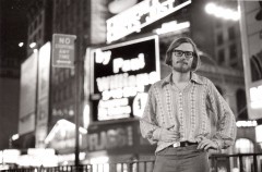 Williams in New York City, 1973. Photo from the collection of Sachiko Kenanobu.