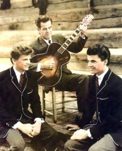 Father Ike Everly with the brothers