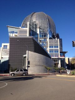The stunning new downtown library at 330 Park Blvd. Photo by Liz Abbott.