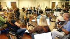 Janet Beazley conducts a workshop