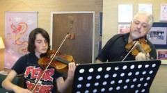 Robert Rotzler and his student