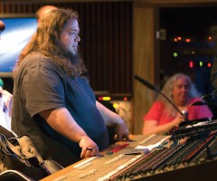 Berkley at the control panel. Photo by John Hancock.