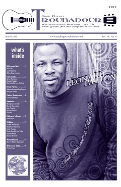Leonard Patton Troubadour cover shot by Dan Chusid.