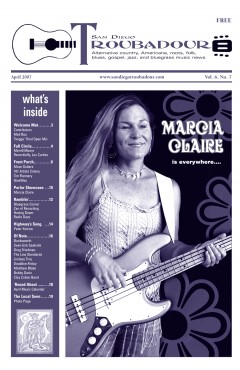 Marcia Claire Troubadour cover photo by Steve Covault
