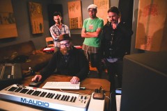 In the studio at Citizen Recording