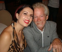 Cowan with vocalist Whitney Shay