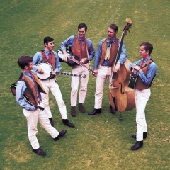 Chris Hillman (far left) with the Scottsville Squirrel Barkers, including Kenny Wertz, Larry Murray, Ed Douglas, Gary Carr