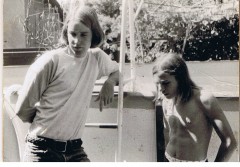 McLain and Joel Kmak in high school (courtesy of Joel Kmak)