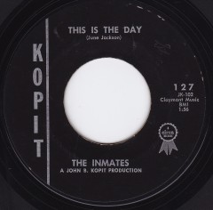 The Inmates hit record, This Is the Day, now worth a lot of money on eBay.